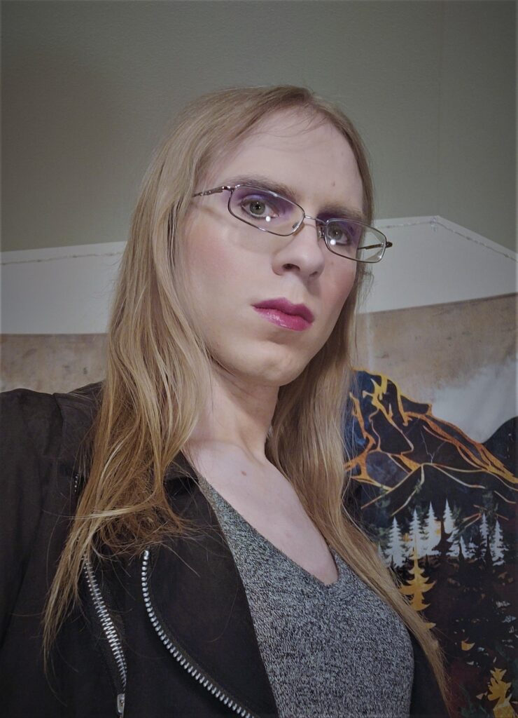 A self-portrait of Tamar Williamson